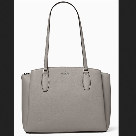 kate spade Handbags - Kate Spade Monet Large Compartment Tote Nimbus Grey